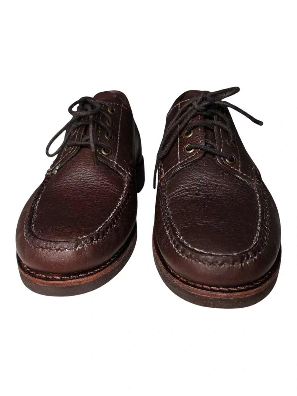 Gokey Sauvage Dark Brown bull hide rugged Oxford men’s casual shoe | 10D